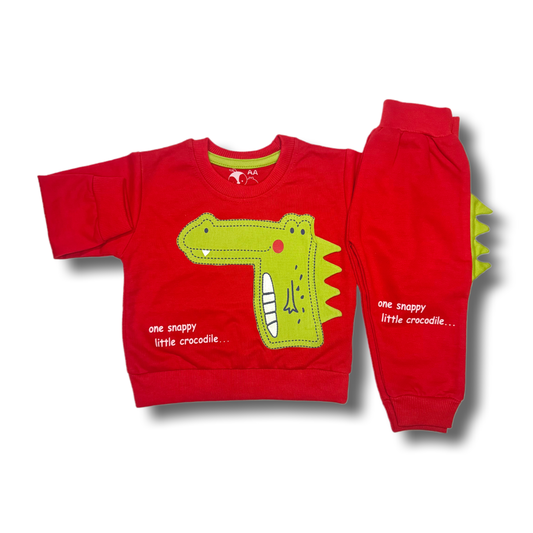 Red Dino Pj set