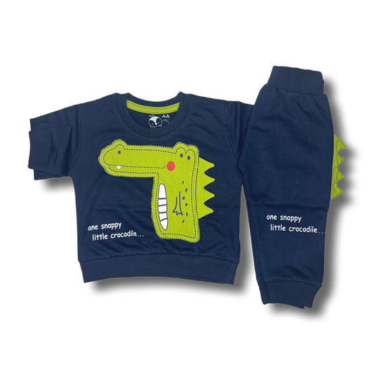 Blue Dino Pj set