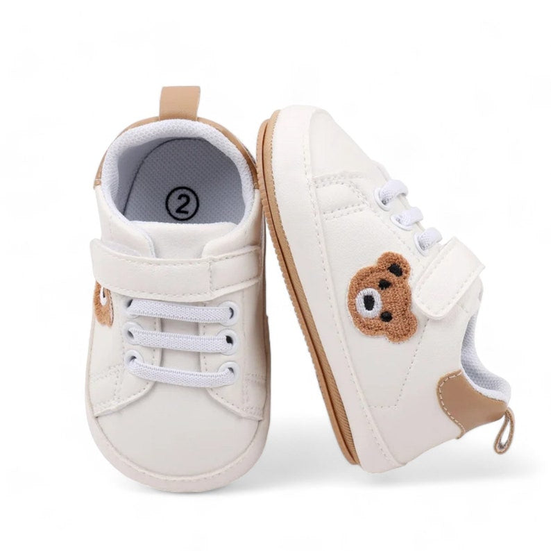 Leather Bear Sneakers