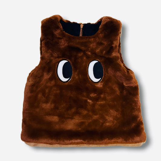 Chocolate Brown Plush Top