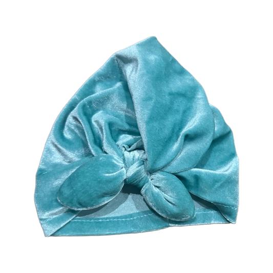 Velvet Knot Turban Cap